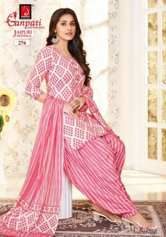 Ganpati Jaipuri Patiyala Vol-12 – Dress Material - Wholesale Catalog