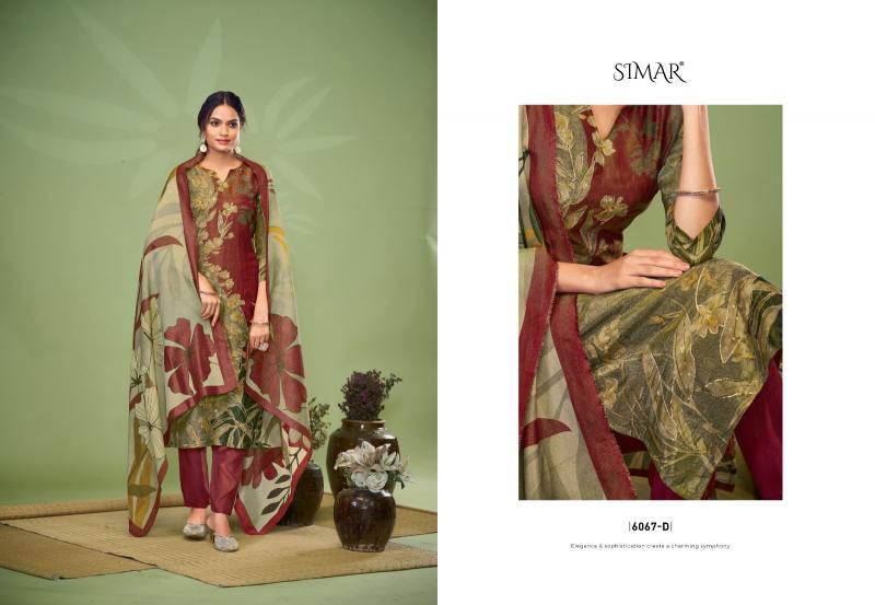 Glossy Blooming Digital Printed Salwar Kameez Wholesale Catalog