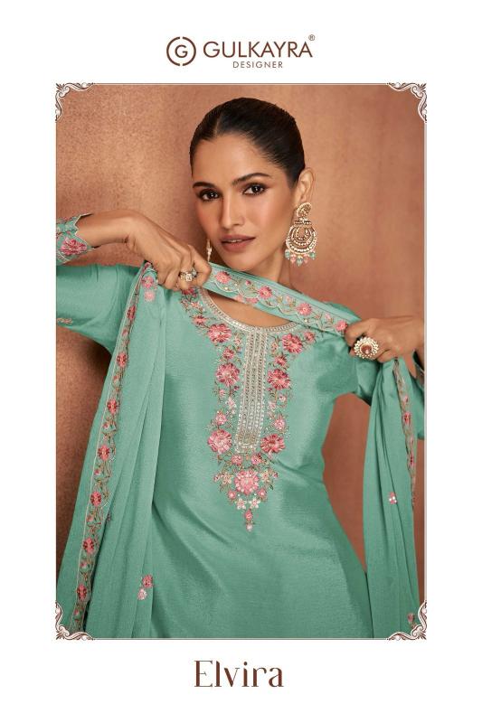 Gulkayra Elvira Real Chinon Salwar Kameez Wholesale Catalog