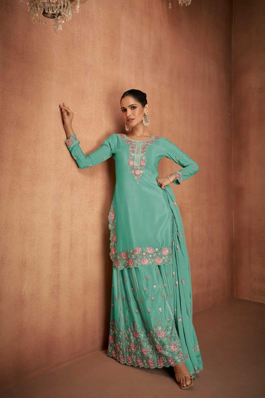 Gulkayra Elvira Real Chinon Salwar Kameez Wholesale Catalog