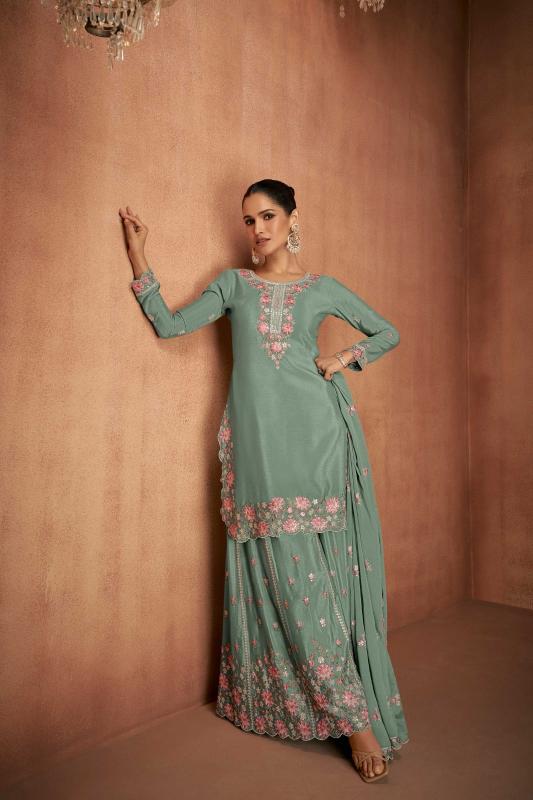 Gulkayra Elvira Real Chinon Salwar Kameez Wholesale Catalog