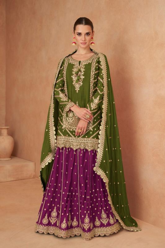Gulkayra Khanak Real Chinon Salwar Kameez Wholesale Catalog