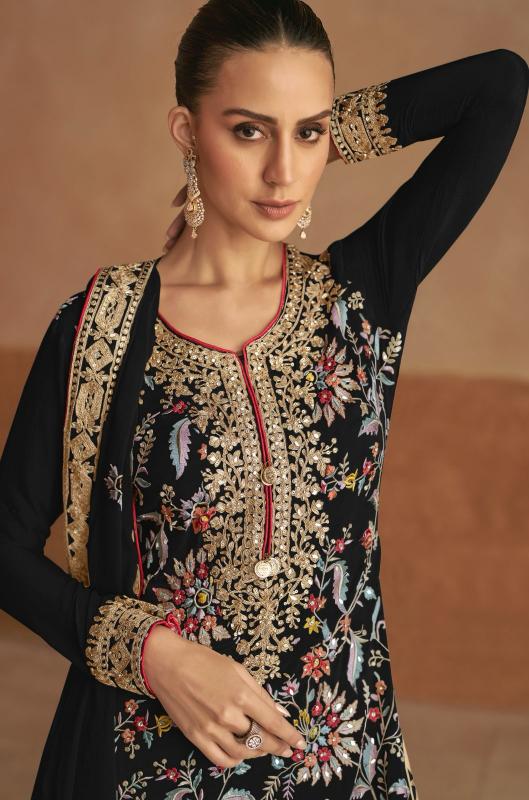 Gulkayra Lahza Chinon Designer Salwar Suits Wholesale Catalog