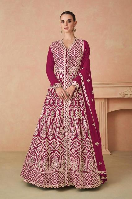 Gulkayra Rimsha Silver Georgette Designer Salwar Kameez Wholesale Catalog