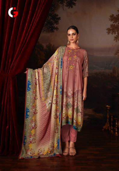 Gull Jee Dilkhush Pashmina Embroidery Salwar Kameez Wholesale Catalog