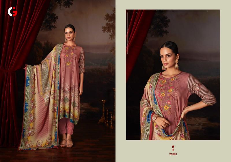 Gull Jee Dilkhush Pashmina Embroidery Salwar Kameez Wholesale Catalog