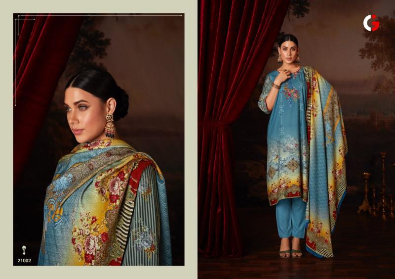 Gull Jee Dilkhush Pashmina Embroidery Salwar Kameez Wholesale Catalog
