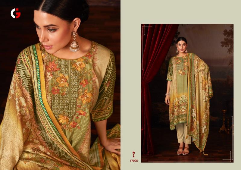 Gull Jee Dilkhush Pashmina Embroidery Salwar Kameez Wholesale Catalog