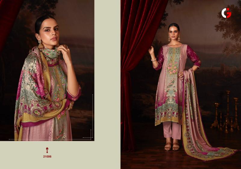 Gull Jee Dilkhush Pashmina Embroidery Salwar Kameez Wholesale Catalog