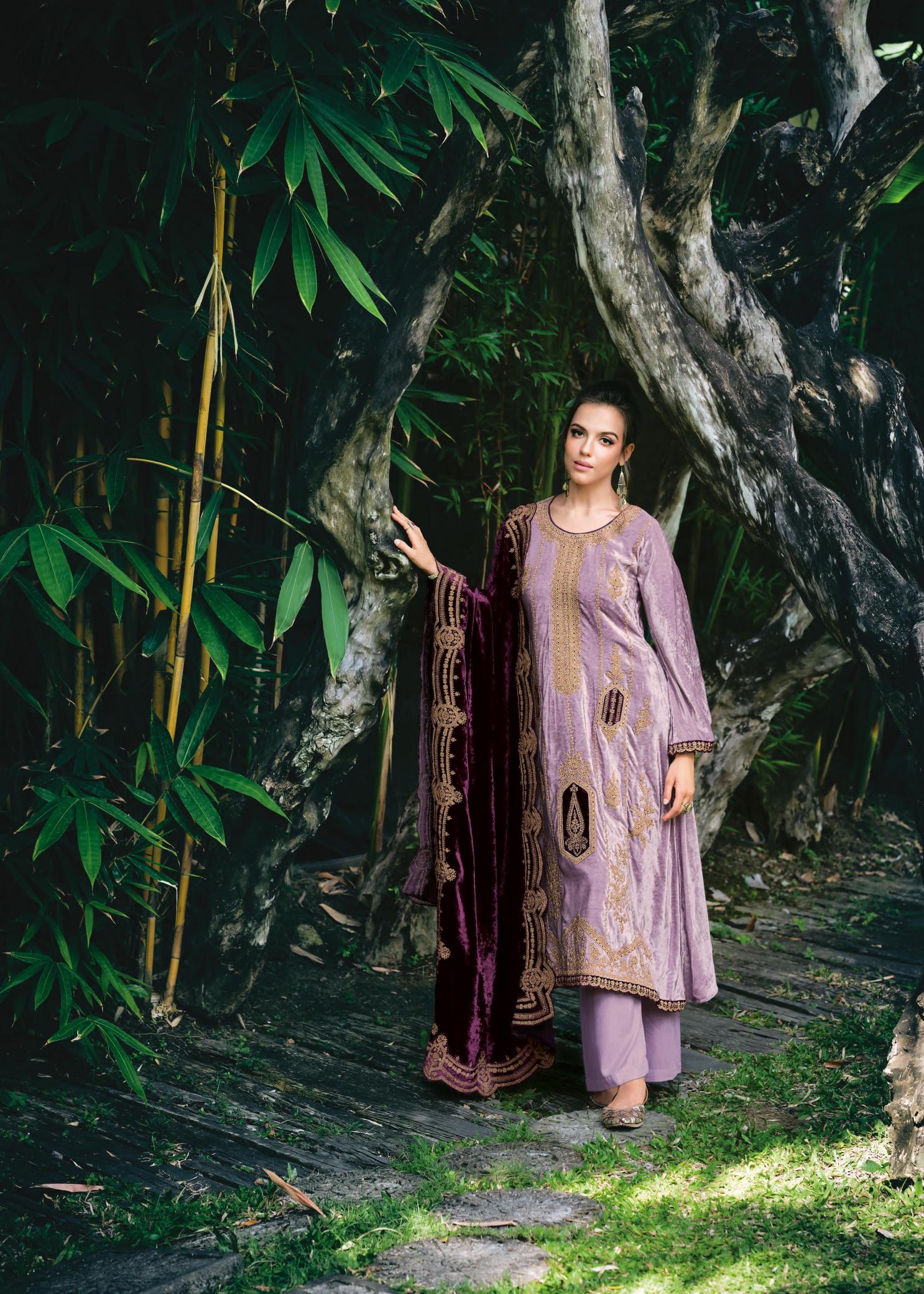 Gull Jee Nasreen Velvet Salwar Kameez Wholesale Catalog