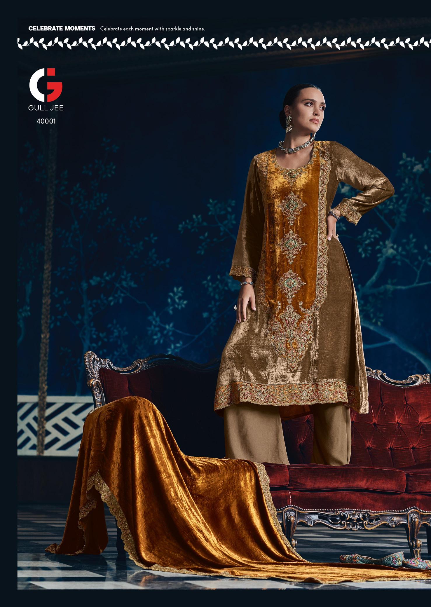 Gull Jee Shaheen Designer Salwar Kameez Wholesale Catalog