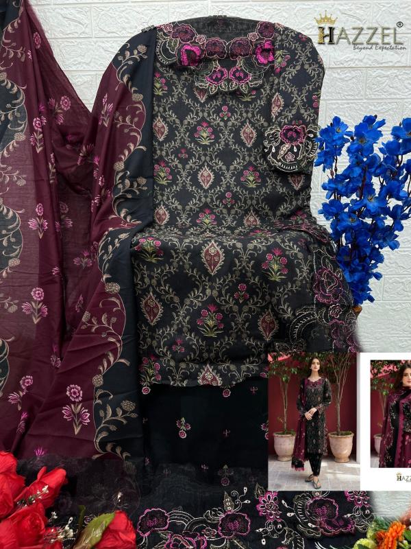 Hazzel 0114 Cotton Dupatta Pakistani Wholesale Catalog