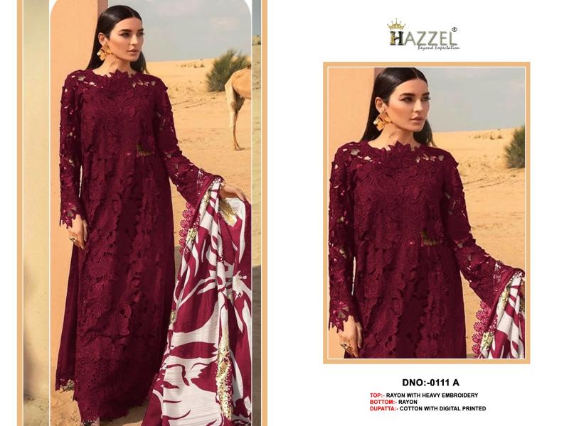 HAZZEL 111ABCD Pakistani Suits Online India Wholesale Catalog