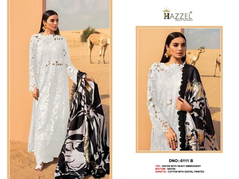 HAZZEL 111ABCD Pakistani Suits Online India Wholesale Catalog