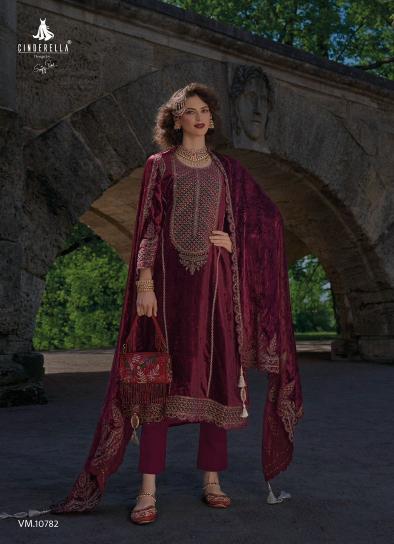 Ibiza Cinderella Velvet Meenakari Salwar Kameez Wholesale Catalog