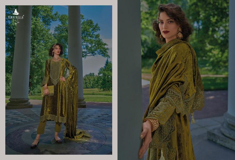 Ibiza Cinderella Velvet Meenakari Salwar Kameez Wholesale Catalog