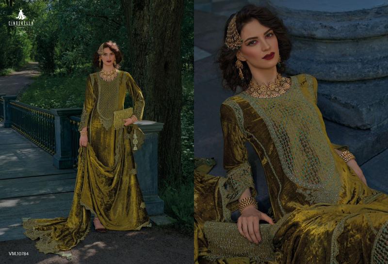 Ibiza Cinderella Velvet Meenakari Salwar Kameez Wholesale Catalog