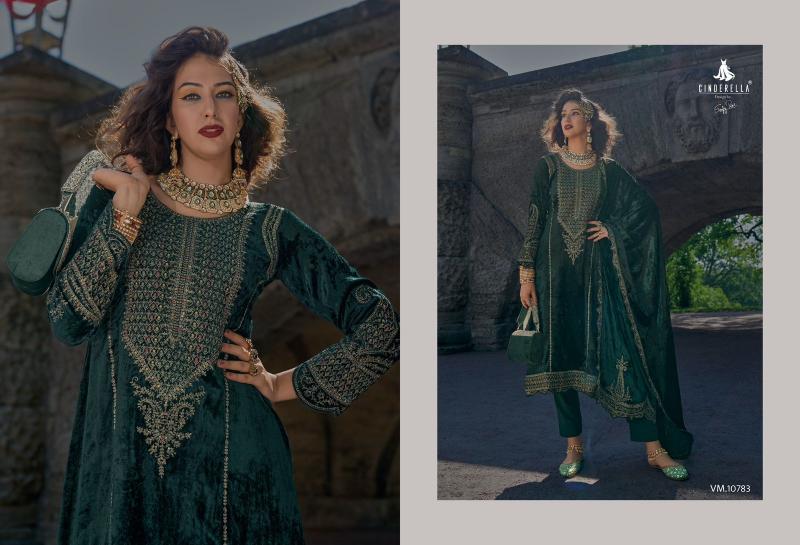 Ibiza Cinderella Velvet Meenakari Salwar Kameez Wholesale Catalog