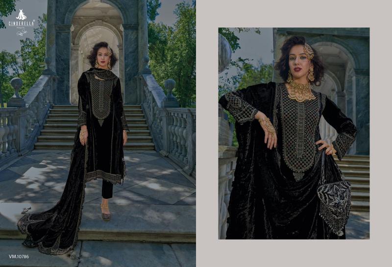 Ibiza Cinderella Velvet Meenakari Salwar Kameez Wholesale Catalog