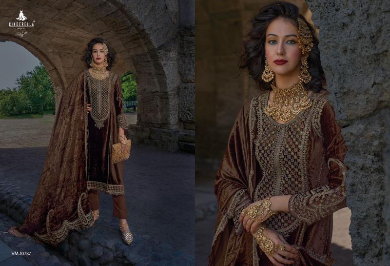 Ibiza Cinderella Velvet Meenakari Salwar Kameez Wholesale Catalog