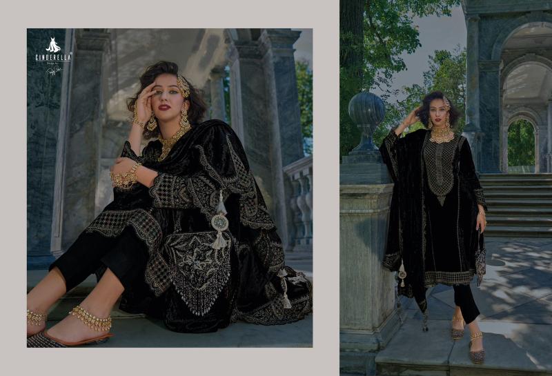 Ibiza Cinderella Velvet Meenakari Salwar Kameez Wholesale Catalog