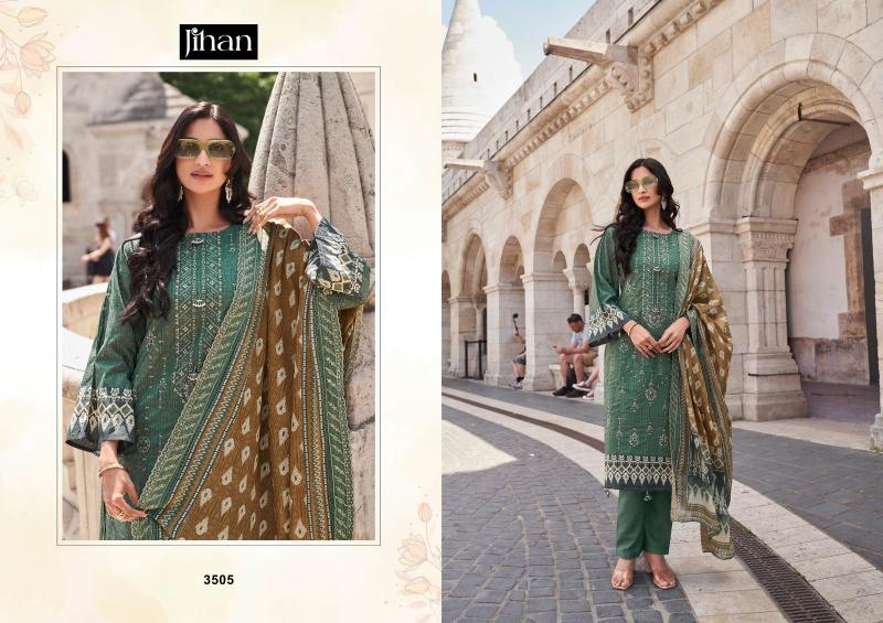 Jihan Bin Saeed Vol 13 Lawn Printed Pakistani Suits Wholesale Catalog