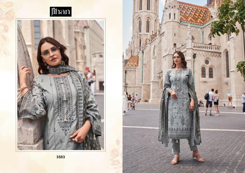 Jihan Bin Saeed Vol 13 Lawn Printed Pakistani Suits Wholesale Catalog
