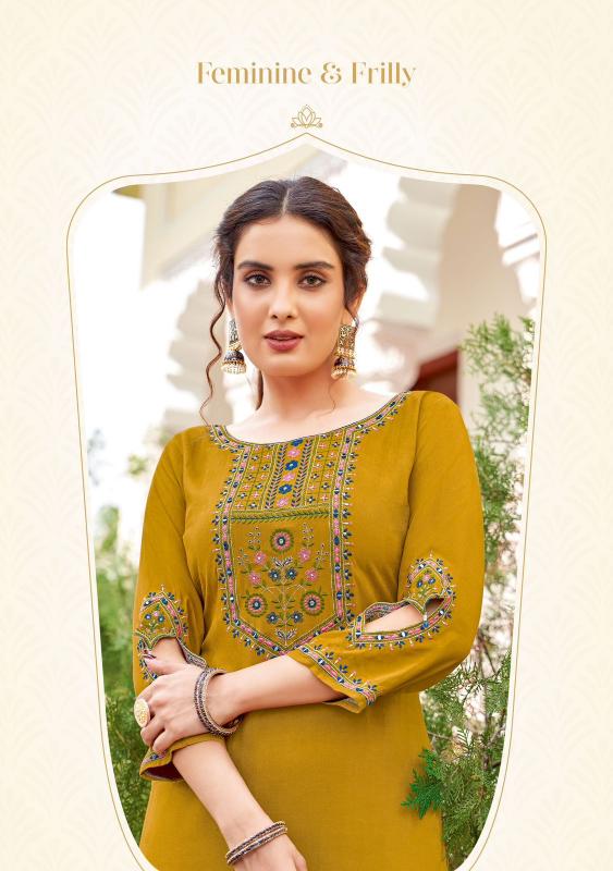 KADLEE Aaisha Rayon Kurti Wholesale Catalog