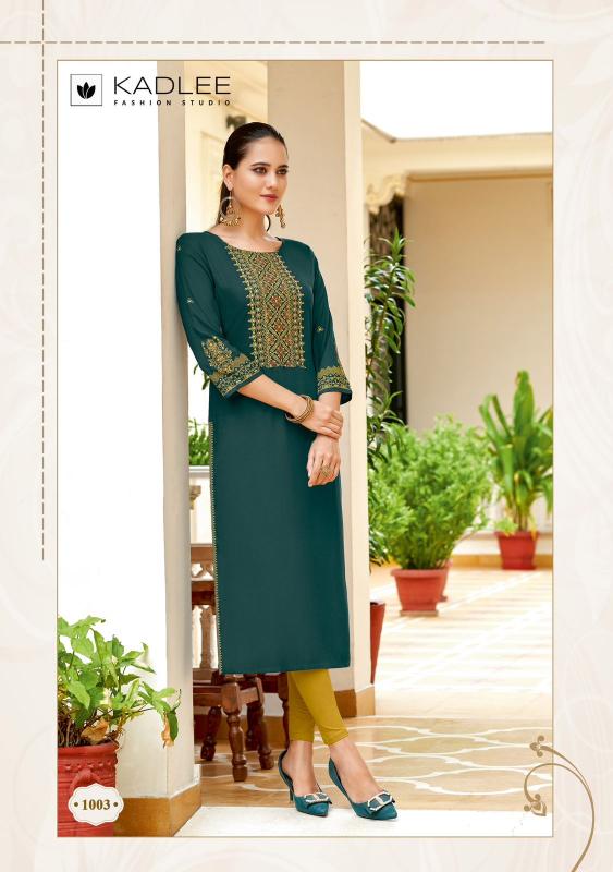 Kadlee Aneri Rayon Kurti Wholesale Catalog