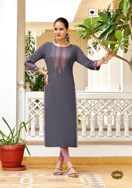 Kadlee Aneri Rayon Kurti Wholesale Catalog