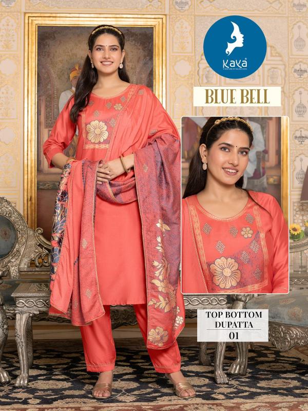 Kaya Blue Bell Kurti Wholesale Catalog