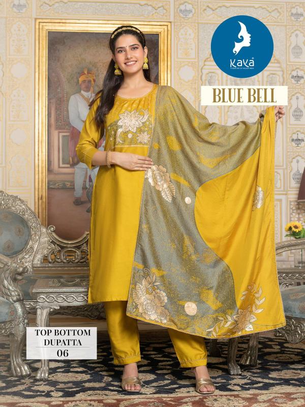 Kaya Blue Bell Kurti Wholesale Catalog