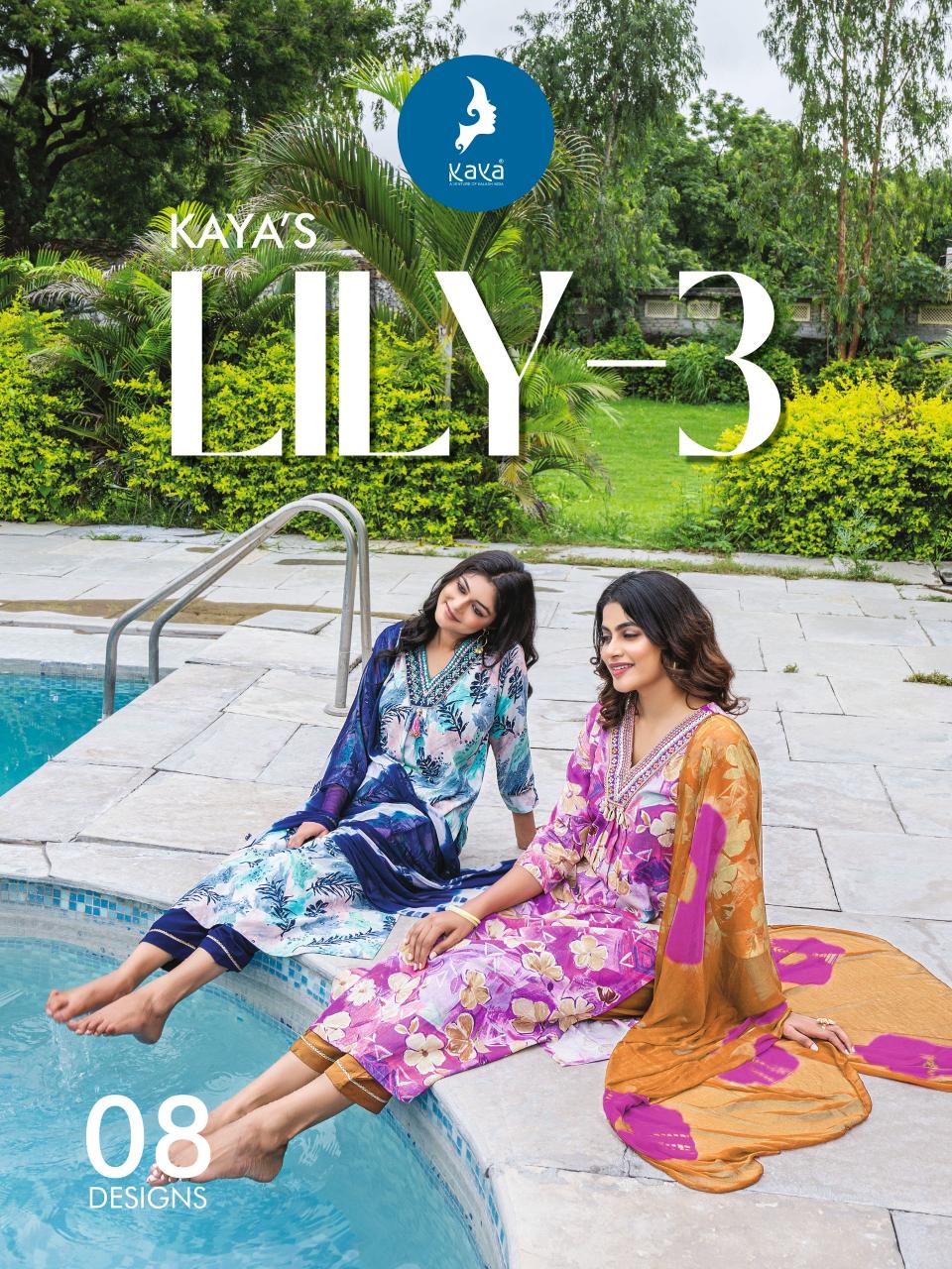 Kaya Lily Vol 3 Kurti Material Online India Wholesale Catalog