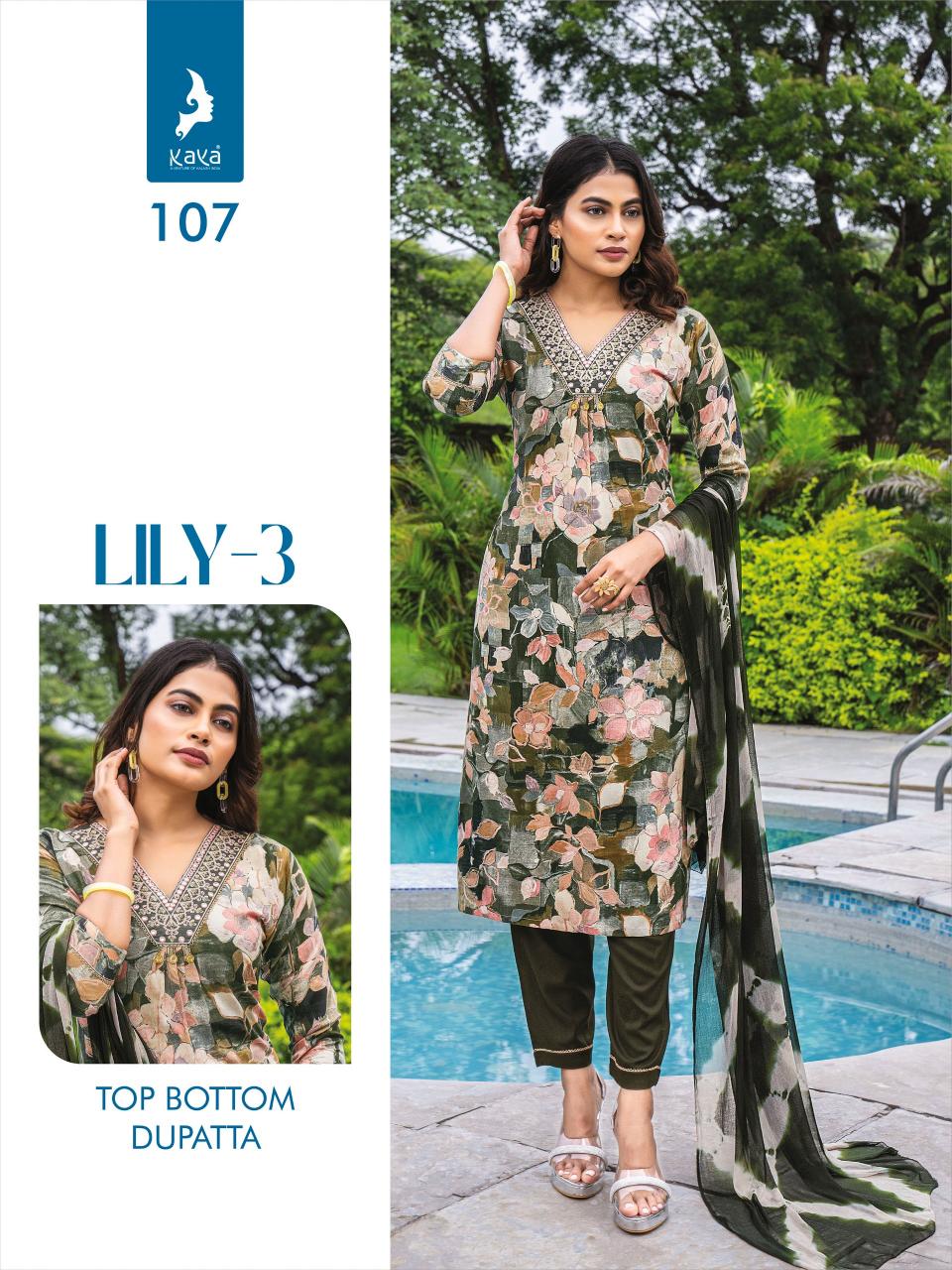 Kaya Lily Vol 3 Kurti Material Online India Wholesale Catalog
