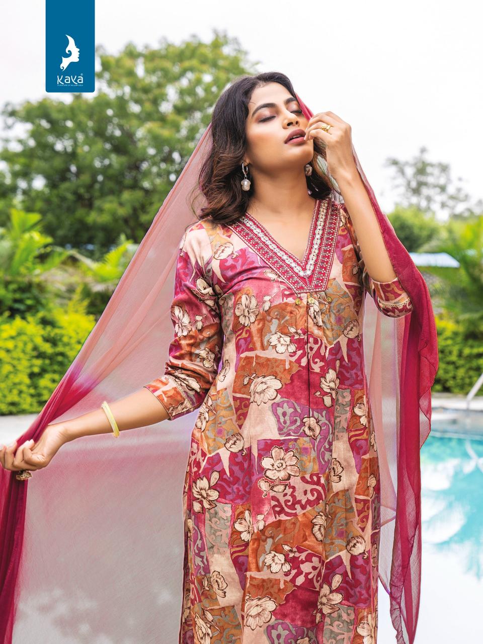 Kaya Lily Vol 3 Kurti Material Online India Wholesale Catalog