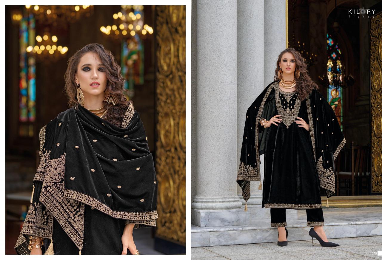 KILORY Neysa Velvet Salwar Kameez Wholesale Catalog