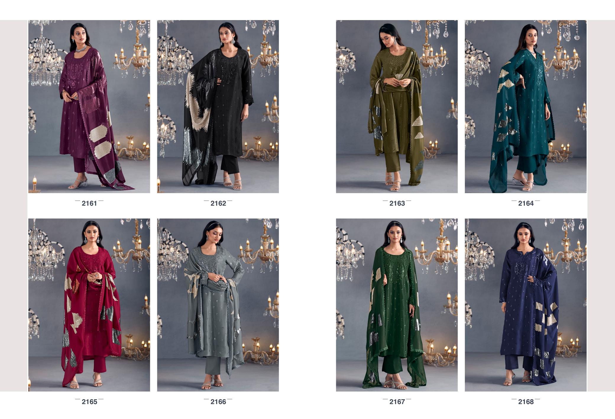 Kimora Heer Hazel Russian Silk Salwar Suits Wholesale Catalog