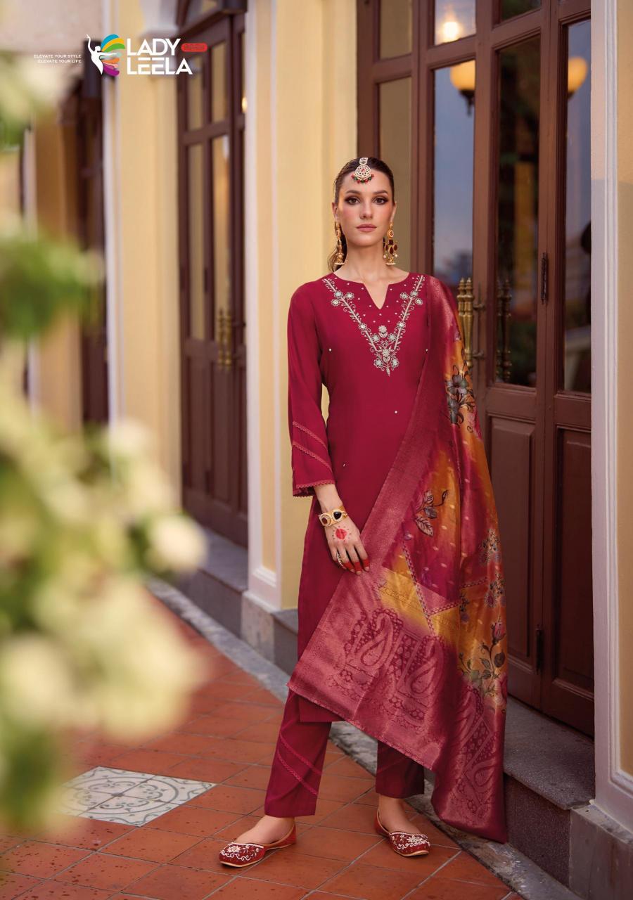 Lady Leela Suhagan net kurtis online india Kurti Wholesale Catalog