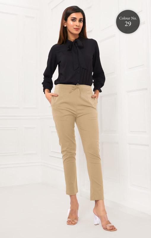 Larqi Stretch Pants Cotton Comfort Bottom Wear Wholesale Catalog