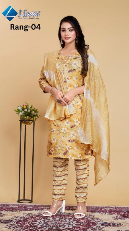 Libaas Rang Vol 4 Fancy Kurti Wholesale Catalog