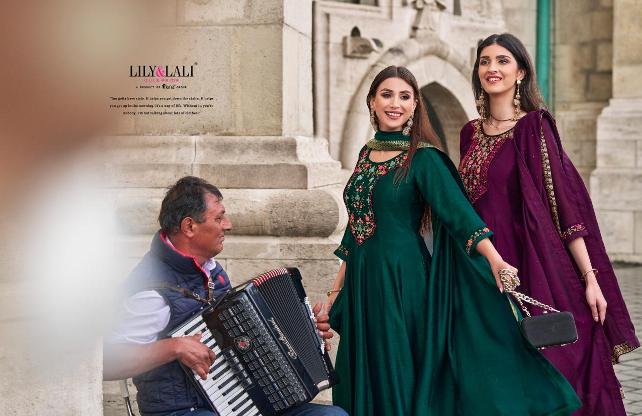 LILY & LALI Bibbojaan Anarkali Kurti Wholesale Catalog