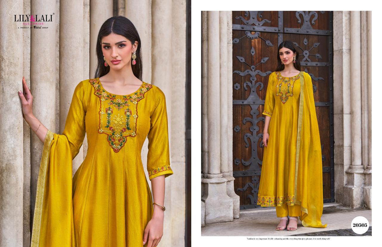 LILY & LALI Bibbojaan Anarkali Kurti Wholesale Catalog
