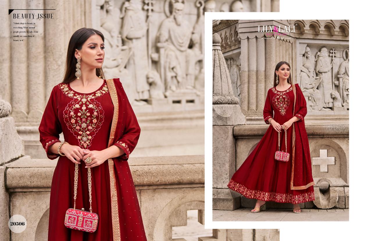 LILY & LALI Bibbojaan Anarkali Kurti Wholesale Catalog