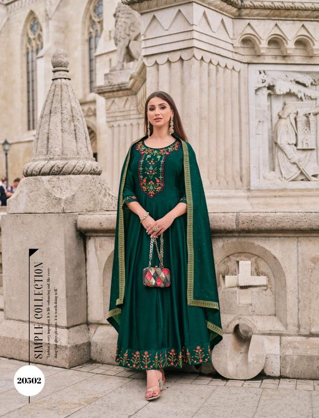 LILY & LALI Bibbojaan Anarkali Kurti Wholesale Catalog