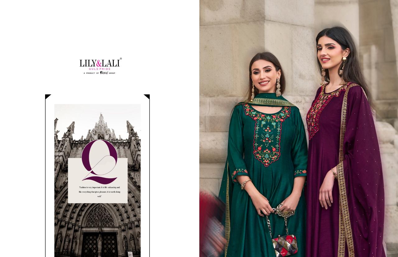 LILY & LALI Bibbojaan Anarkali Kurti Wholesale Catalog