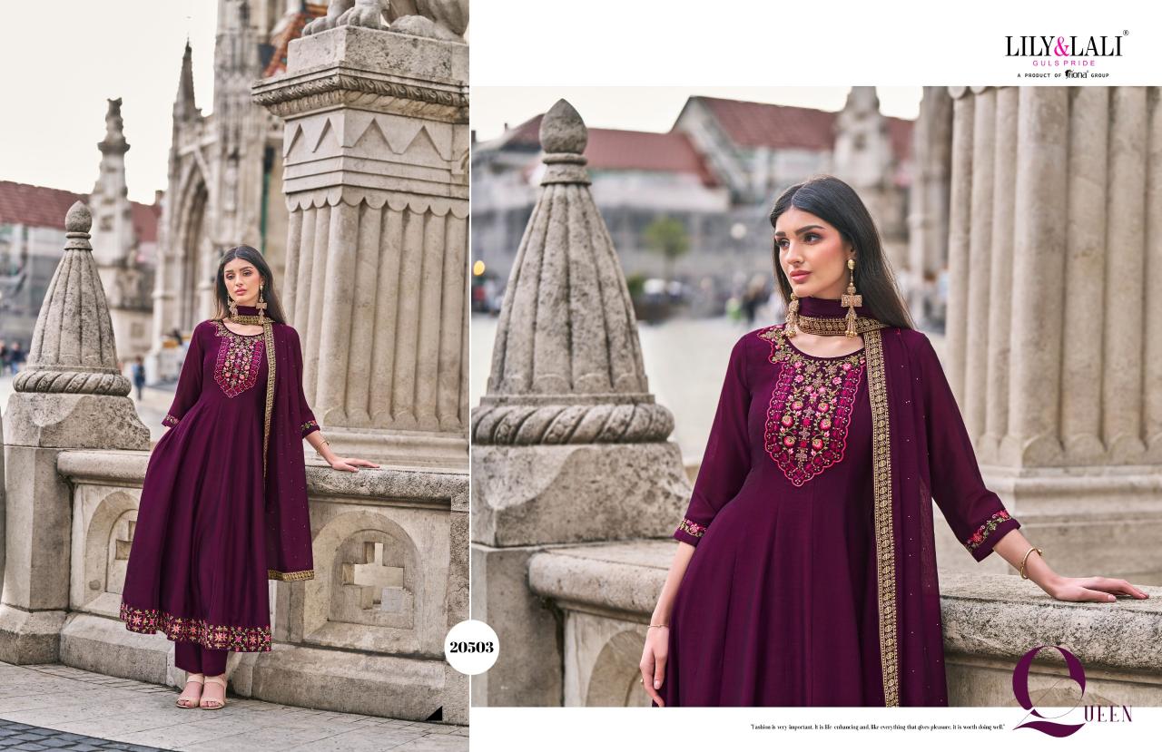 LILY & LALI Bibbojaan Anarkali Kurti Wholesale Catalog
