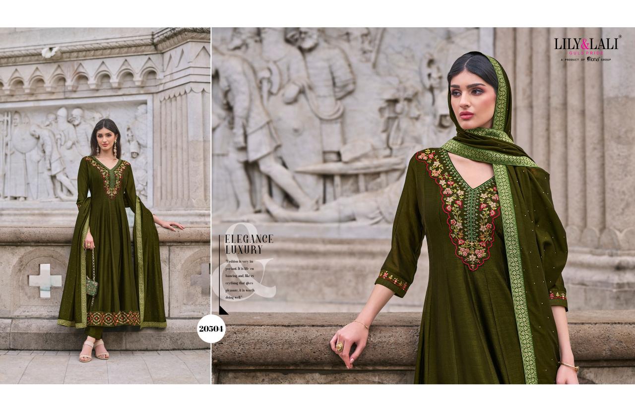 LILY & LALI Bibbojaan Anarkali Kurti Wholesale Catalog