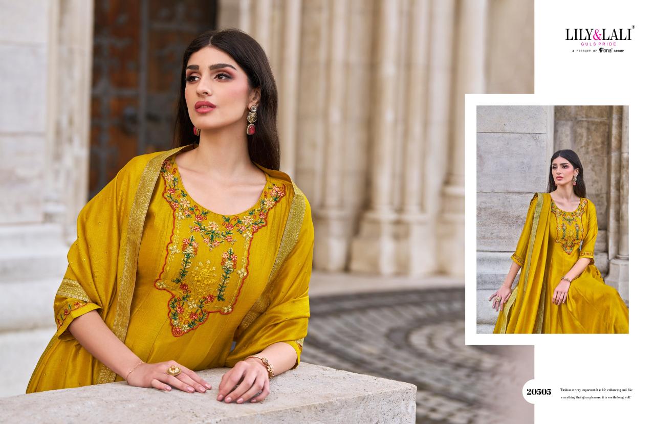 LILY & LALI Bibbojaan Anarkali Kurti Wholesale Catalog
