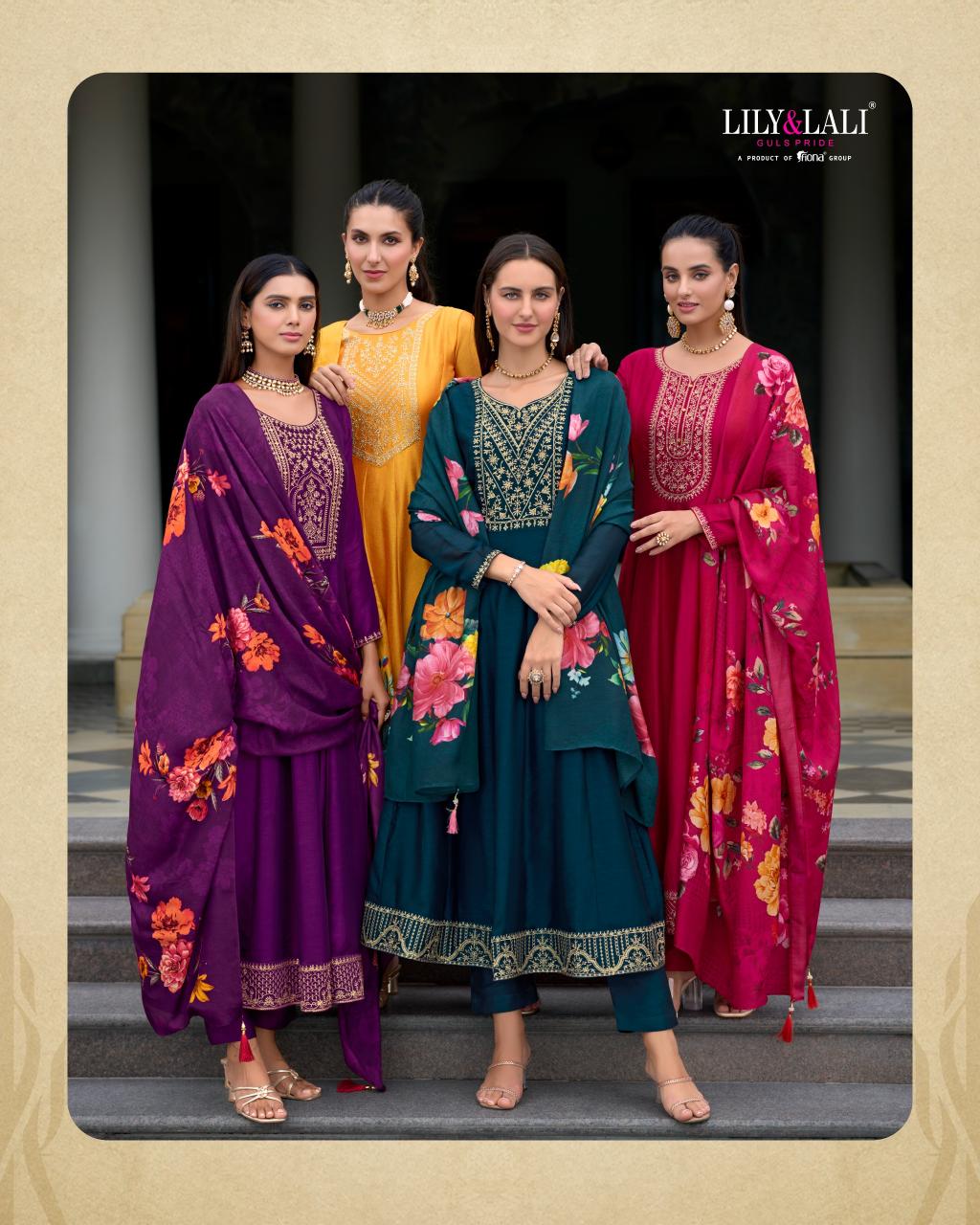 LILY & LALI Mallikajaan Anarkali Kurti Wholesale Catalog