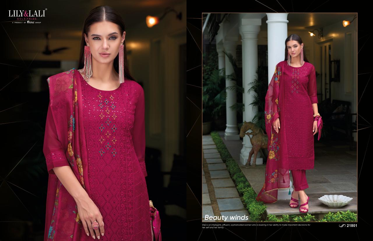 LILY & LALI Organza Chikankari Vol 3 Buy Kurtis Online For Cheap India Wholesale Catalog